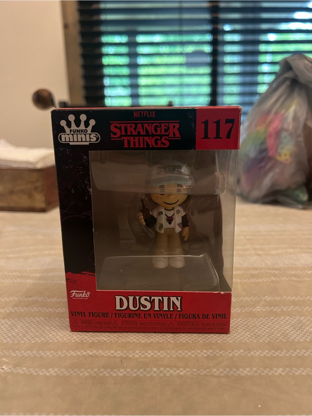 Funko Stranger Things Dustin Mini Figure - Red/Black Packaging